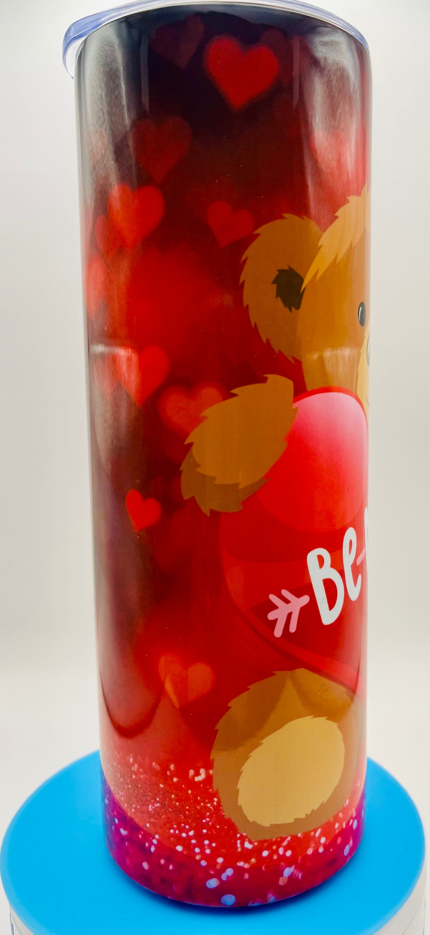 Be Mine Valentine Bear Tumbler