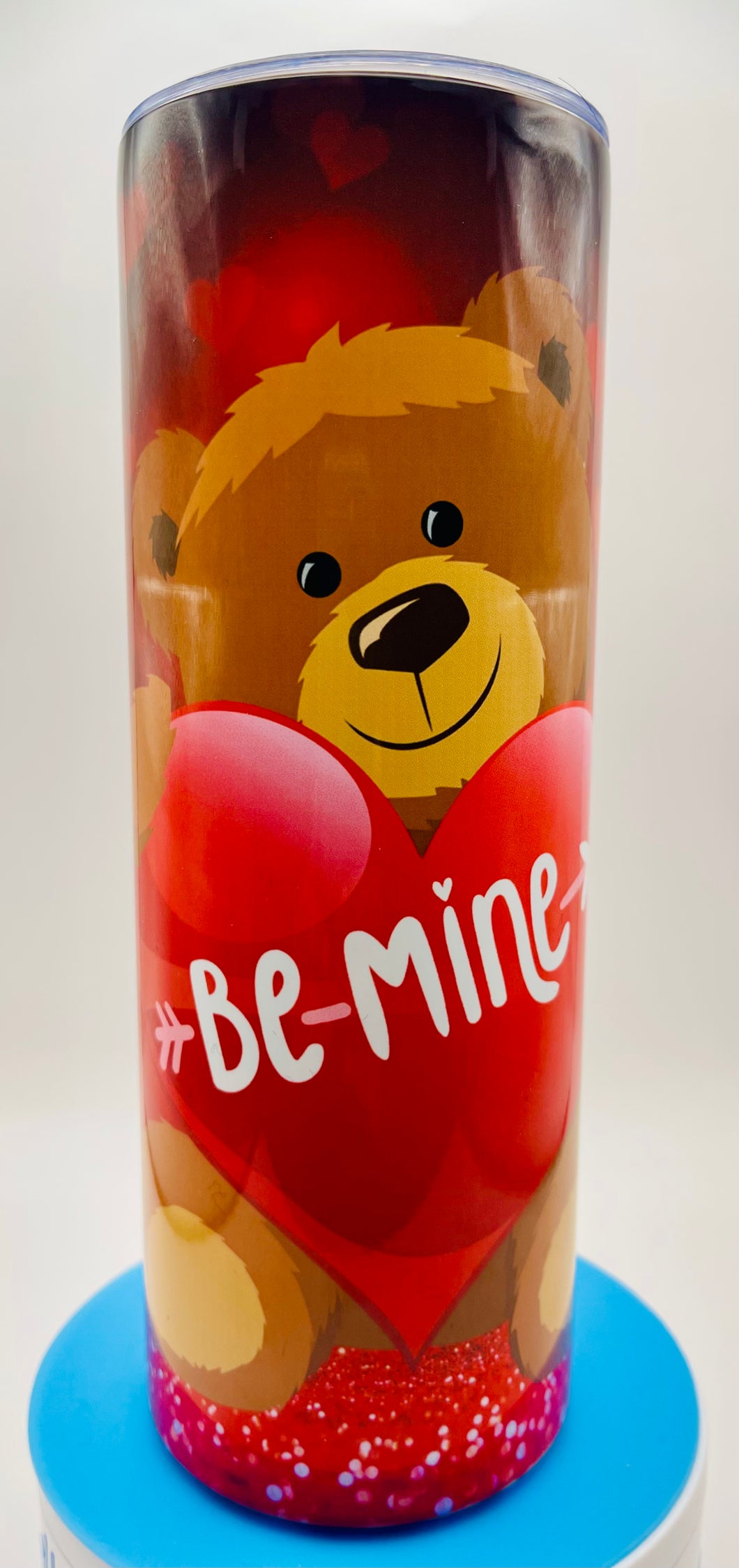 Be Mine Valentine Bear Tumbler