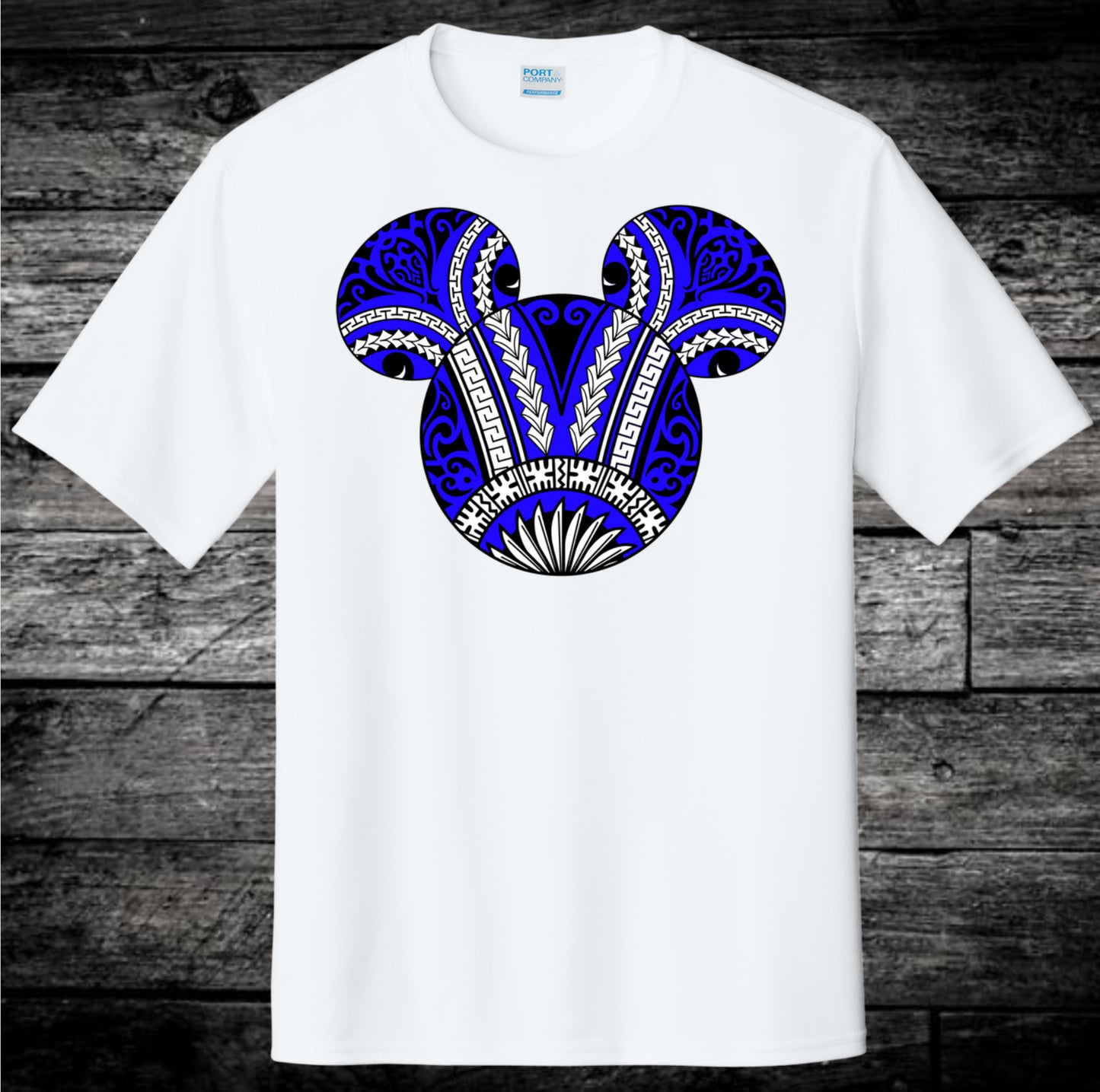 PRE-ORDER—SHIPS IN 3-4 WEEKS “Royal Blue Tribal Design”