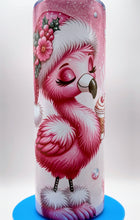 Load image into Gallery viewer, Holiday Flamingo 20ozTumbler
