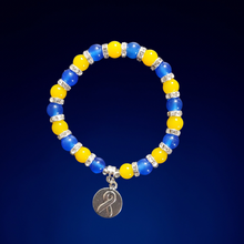 Load image into Gallery viewer, Down Syndrome Awareness Bracelet - Circle charm
